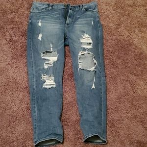 Express ripped jeans